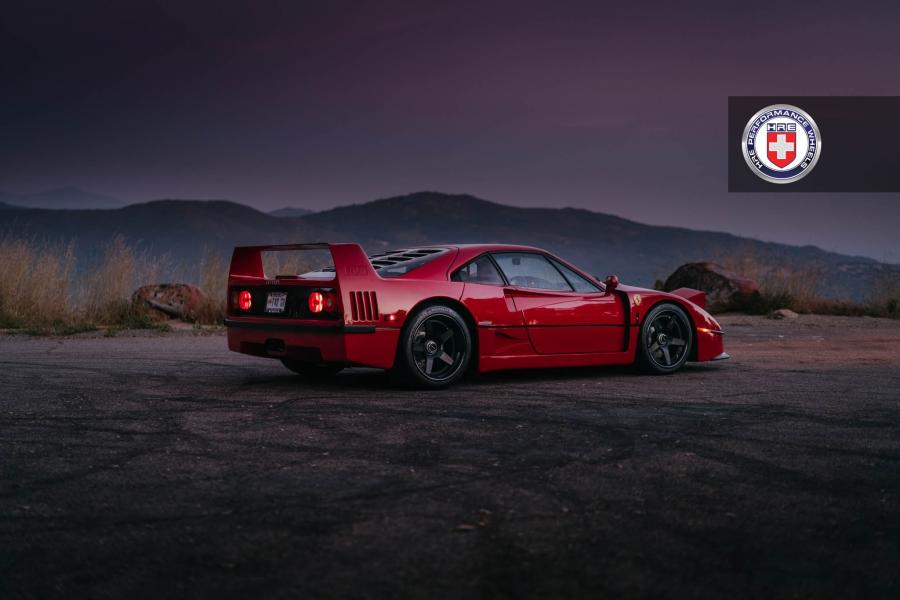  Ferrari F40 on HRE Wheels 2016 года  (фото 7 из 9)